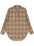 Burberry Vintage Check-pattern cotton shirt - Brown