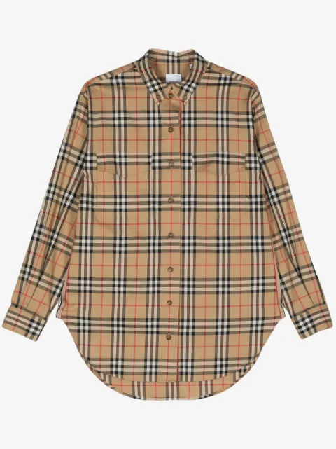 Burberry Vintage Check-pattern cotton shirt