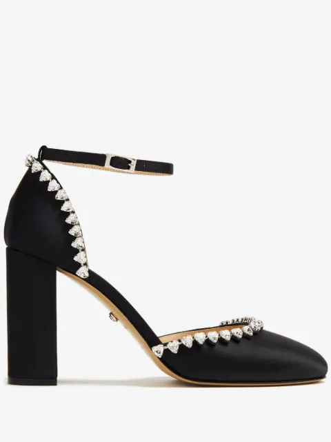 MACH & MACH Audrey 95mm satin pumps