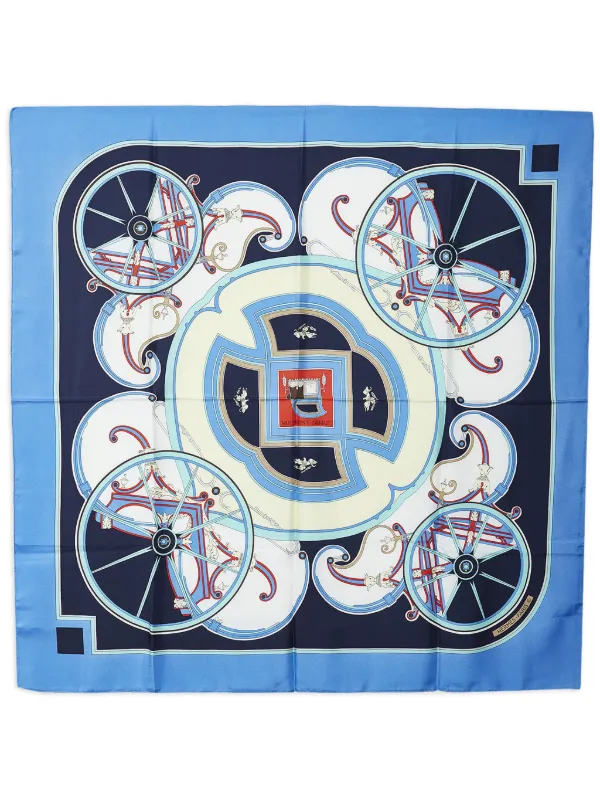 Hermes washington's 2024 carriage scarf