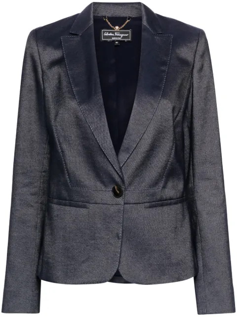Ferragamo Pre-Owned blazer con botones 2000