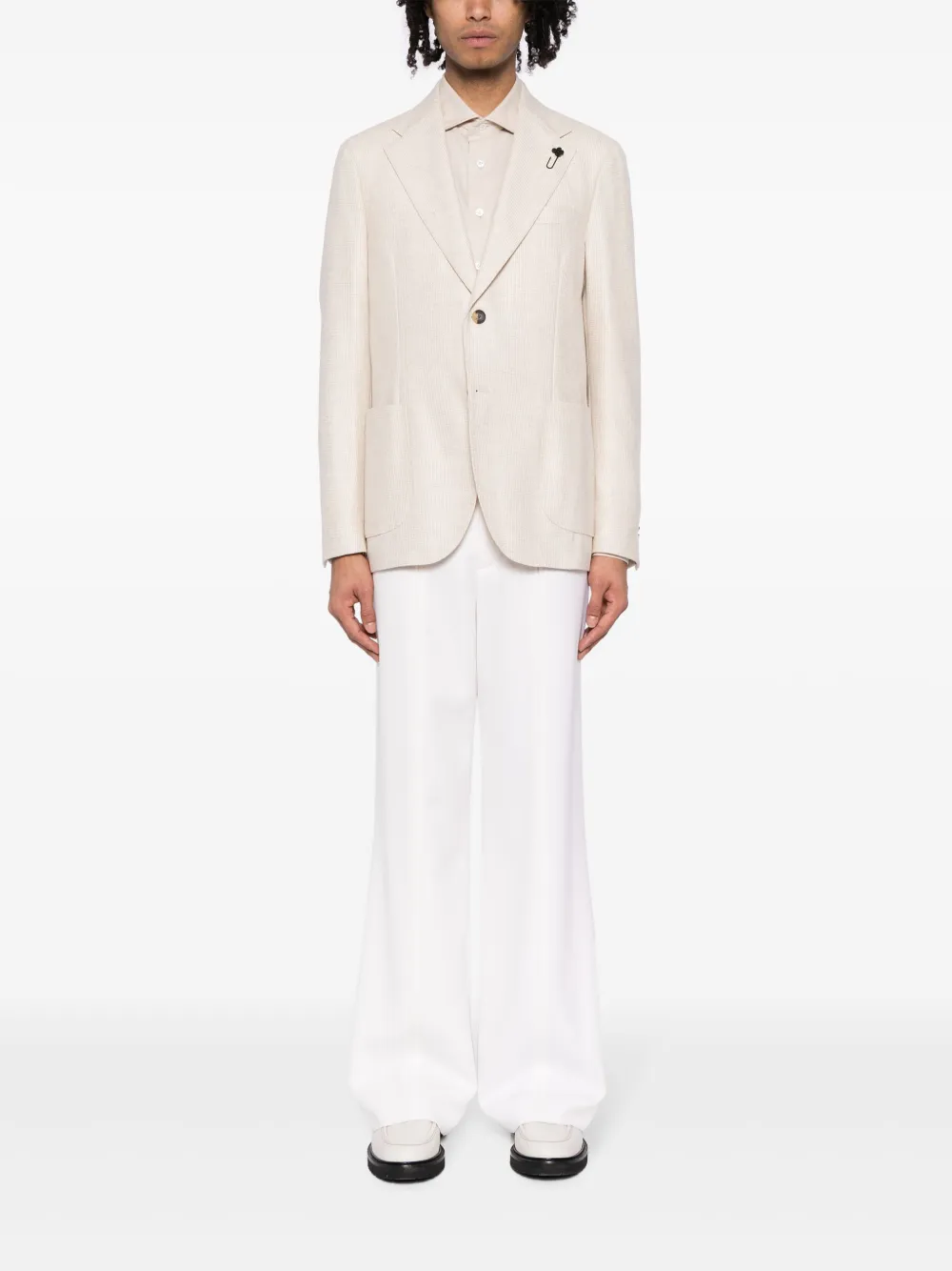 Lardini classic-collar long-sleeve shirt | Blazers | Image 2