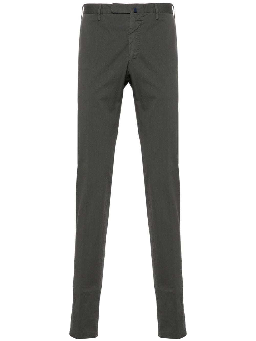 Incotex Slim-cut Stretch-cotton Trousers In Grey