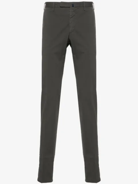 Incotex tapered-leg cotton trousers