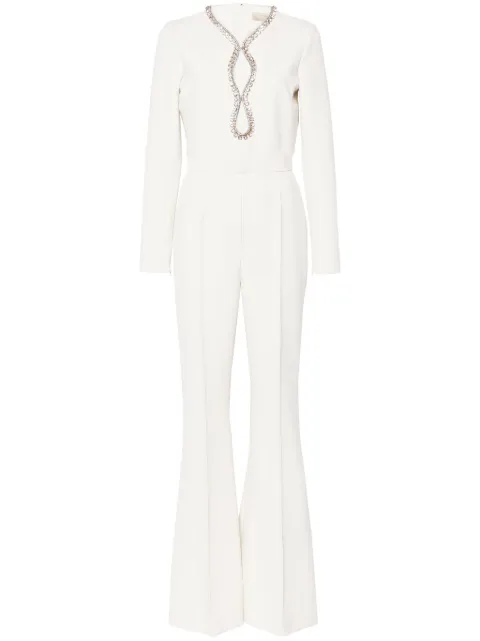 Elie Saab jumpsuit con detalles de cristal