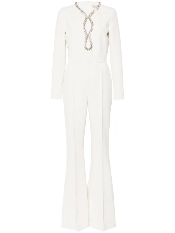 Elie saab white jumpsuit online