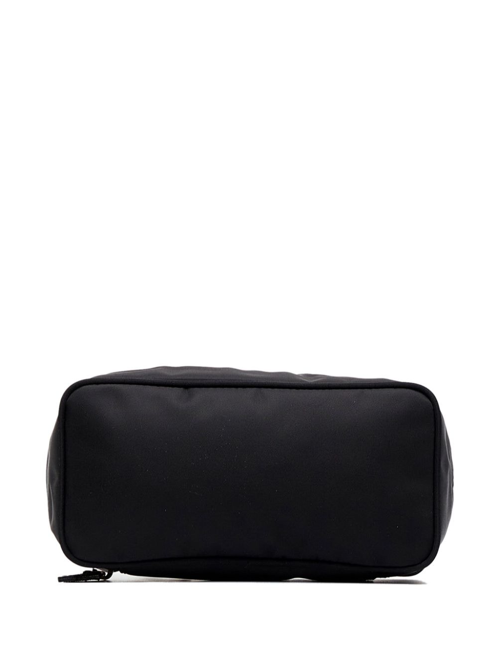 Pre-owned Fendi 2012 Ff-plaque Vanity Bag In Black