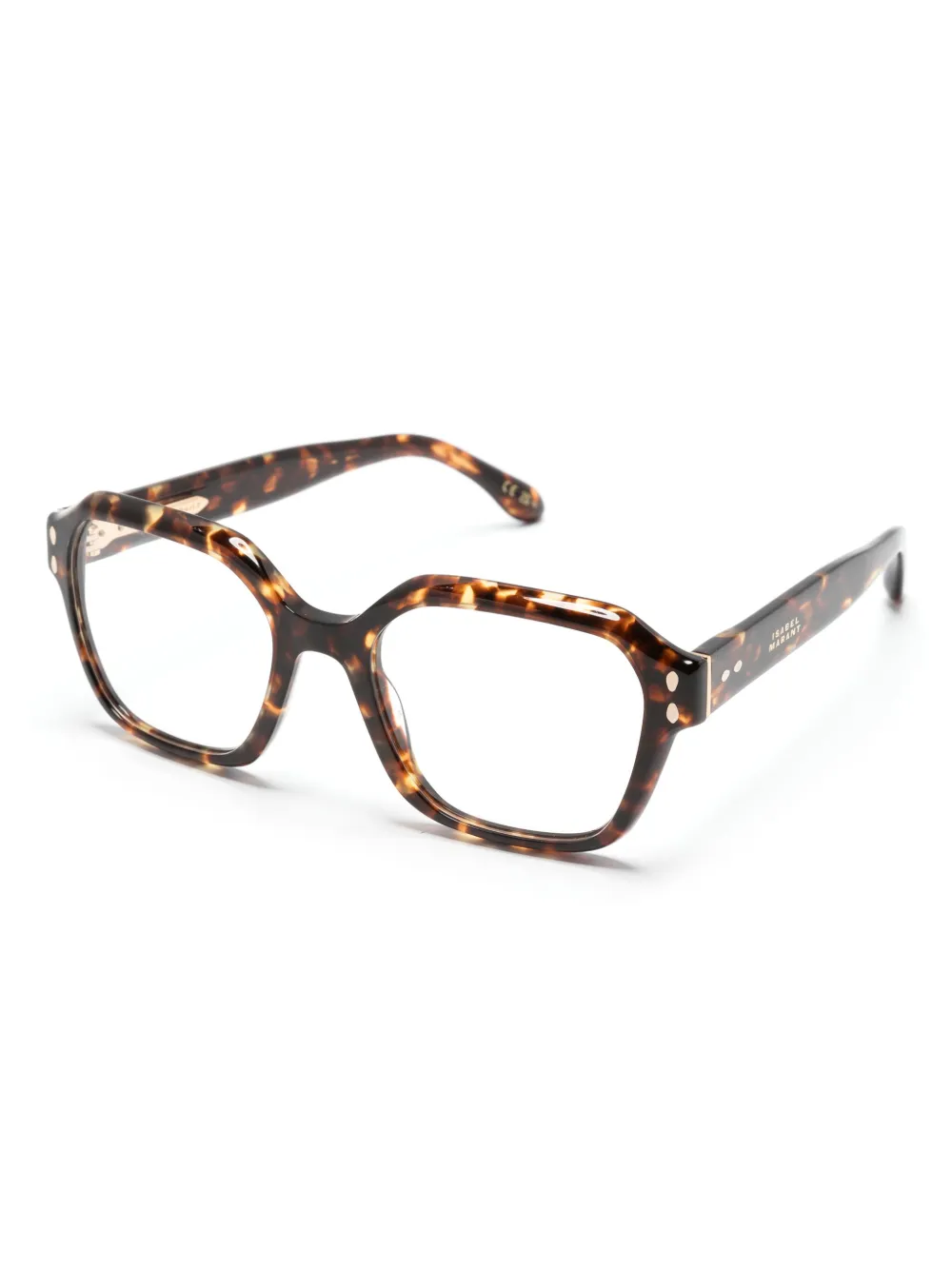 Isabel Marant Eyewear Bril met vierkant montuur - Bruin