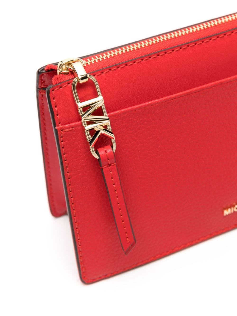 Shop Michael Michael Kors Empire Leather Crossbody Bag In Red