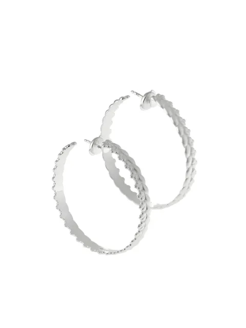 Christofle Babylone sterling-silver hoop earrings