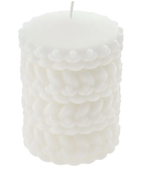 Christofle Babylone braided wax candle