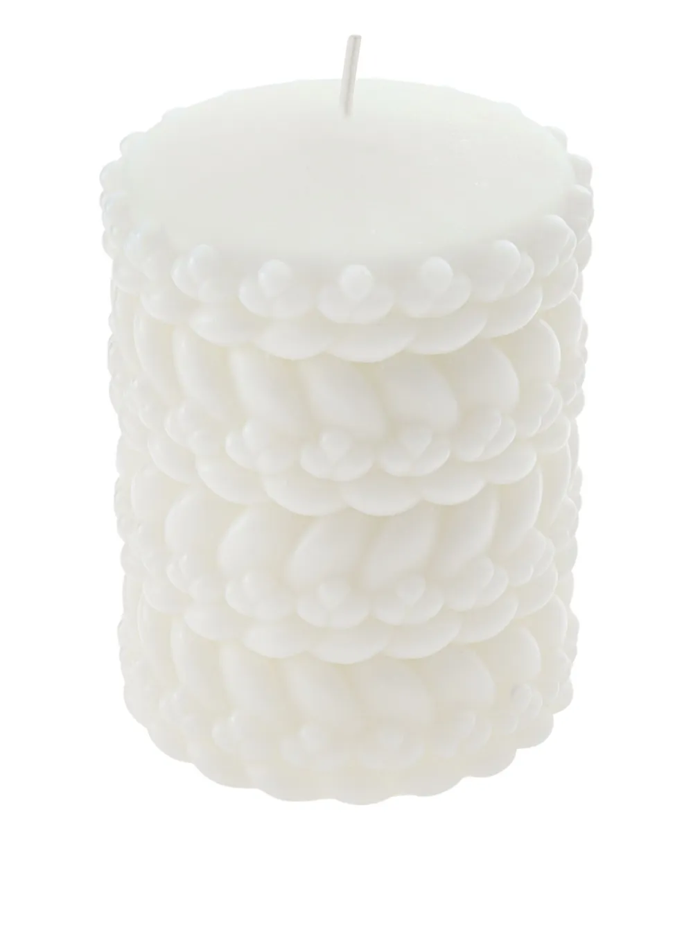 Christofle Babylone braided wax candle | Candles | Image 2