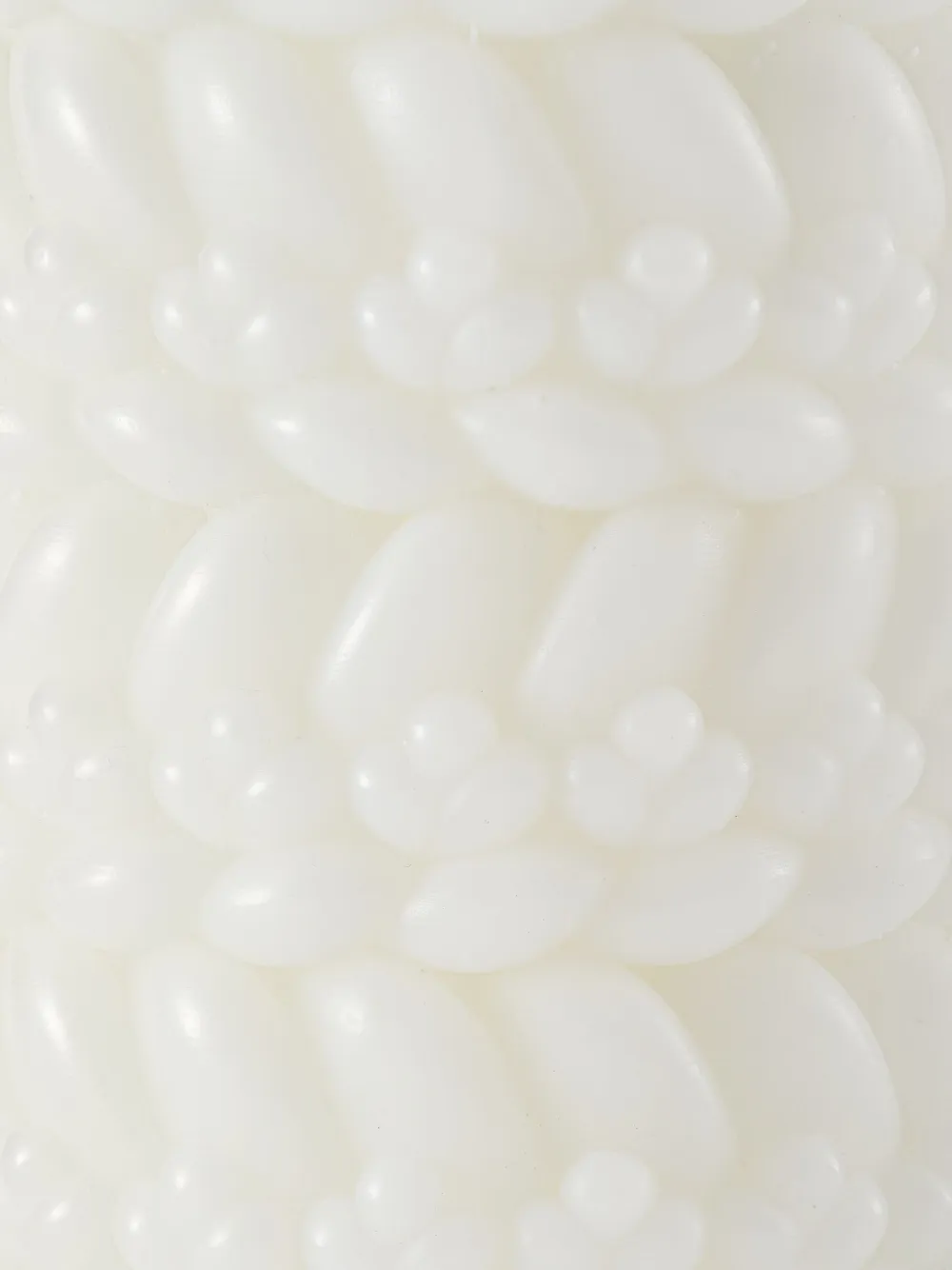  Christofle Babylone Braided Wax Candle - White 