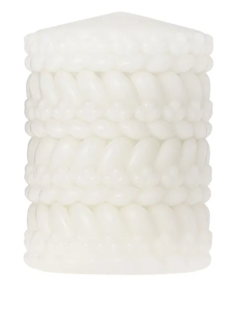 Christofle Babylone braided wax candle