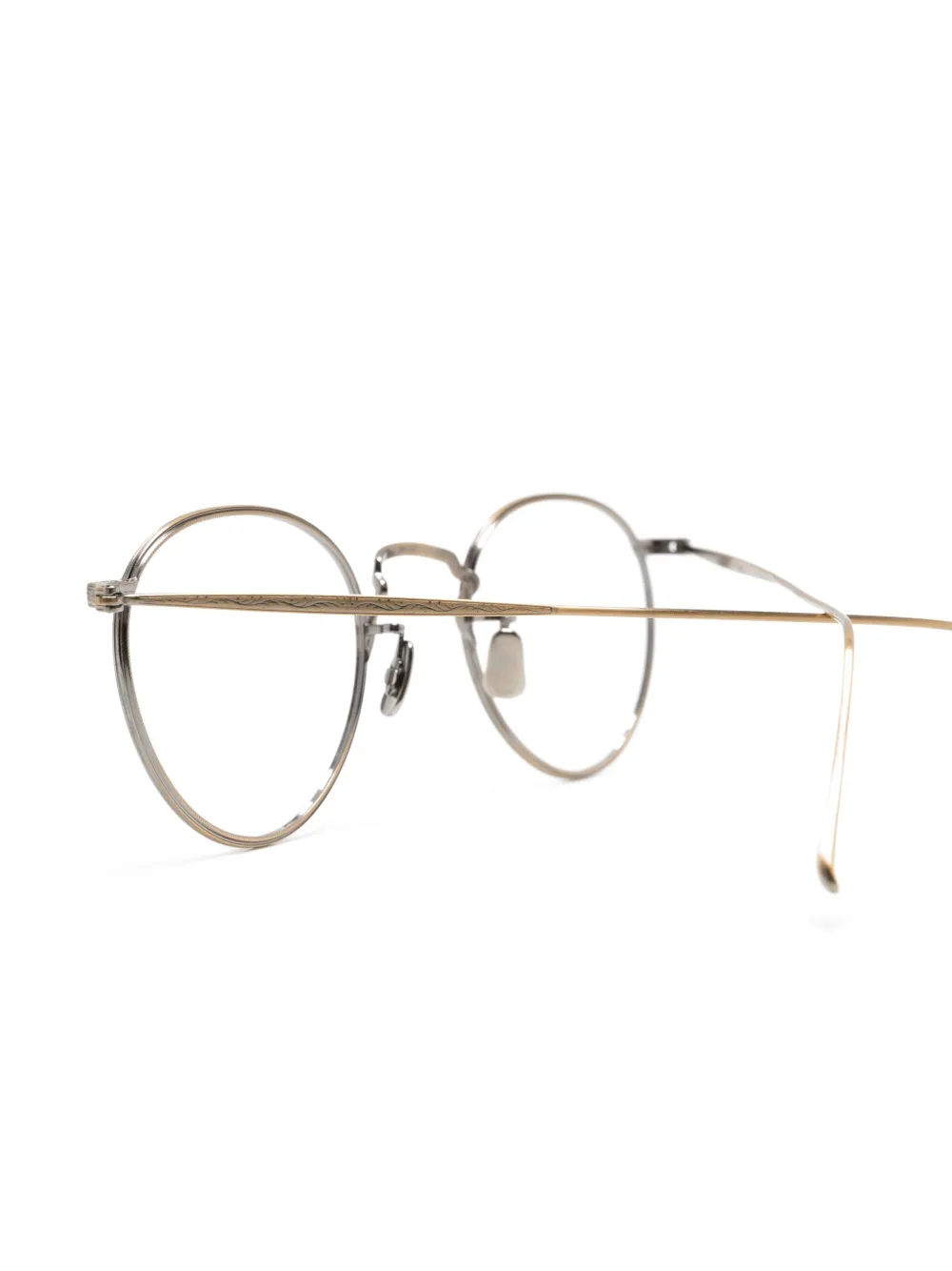 Eyevan7285 717D bril met rond montuur Goud