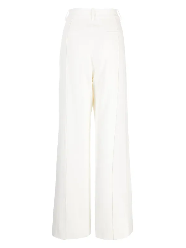 【Proenza Schouler】 High-riseストレートパンツ Proenza Schouler ストレートパンツ | ホワイト | FARFETCH JP