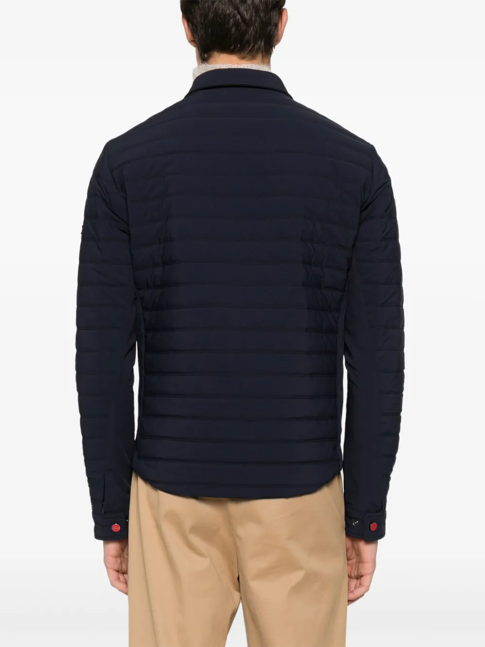 Kiton Lichtgewicht jack Blauw