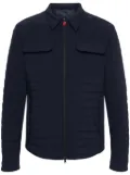 Kiton lightweight padded jacket - Blue