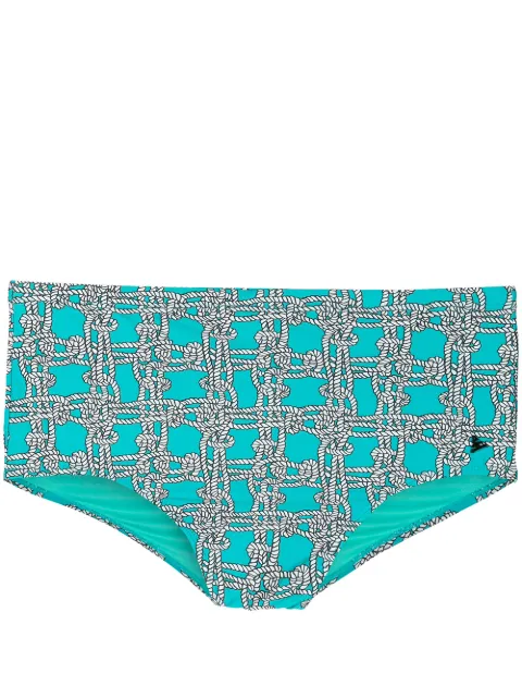 Amir Slama graphic-print swimming trunks