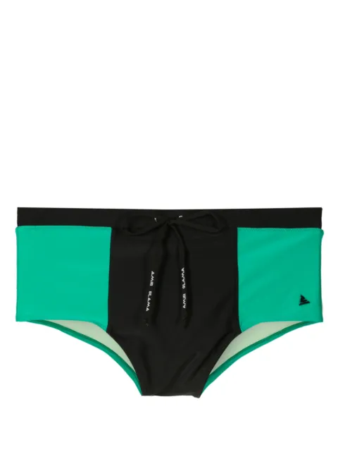 Amir Slama panelled swim shorts
