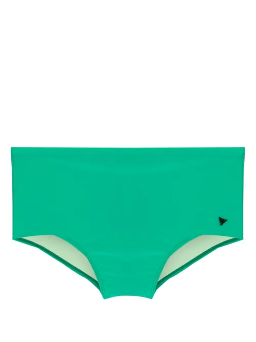 Maillot de bain à plaque logo - Amir Slama - Modalova