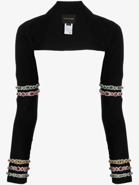 Zuhair Murad bead-embroidered cady bolero