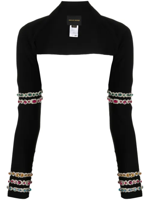 Boléro à perles brodées - Zuhair Murad - Modalova