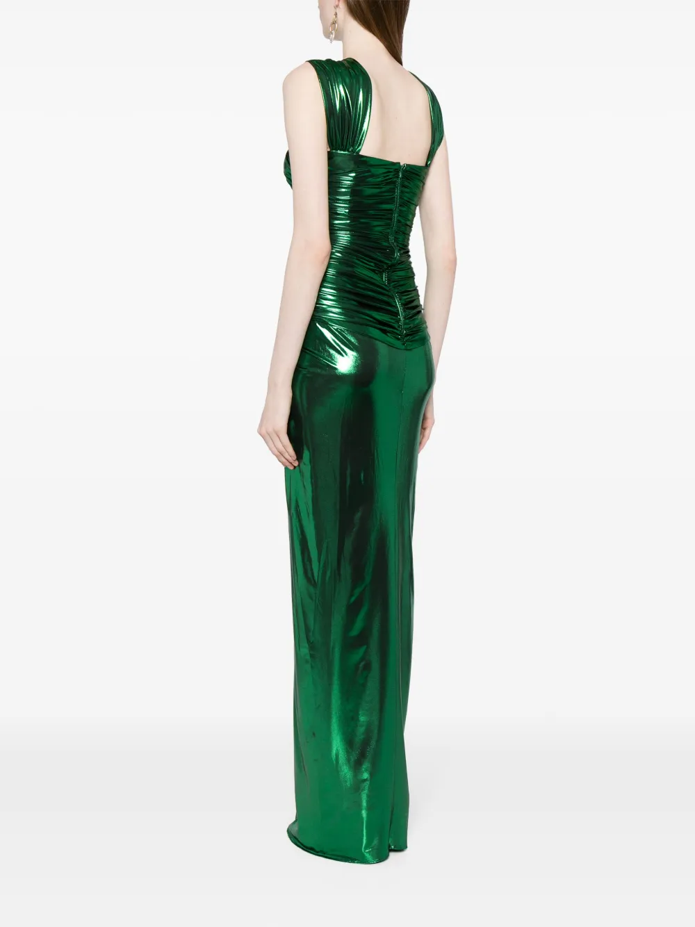 Zuhair Murad Mouwloze avondjurk Groen