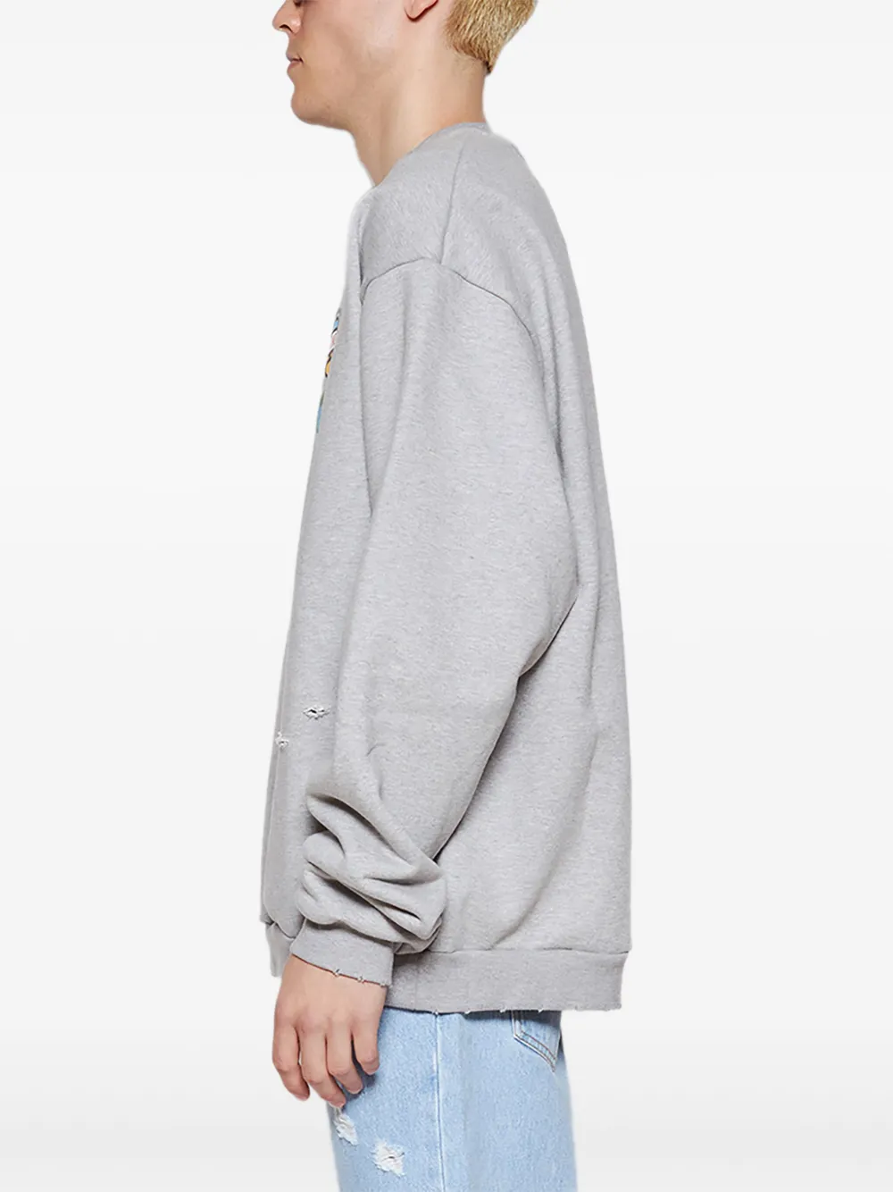 Members Of The Rage Logo-print Sweatshirt In Gray