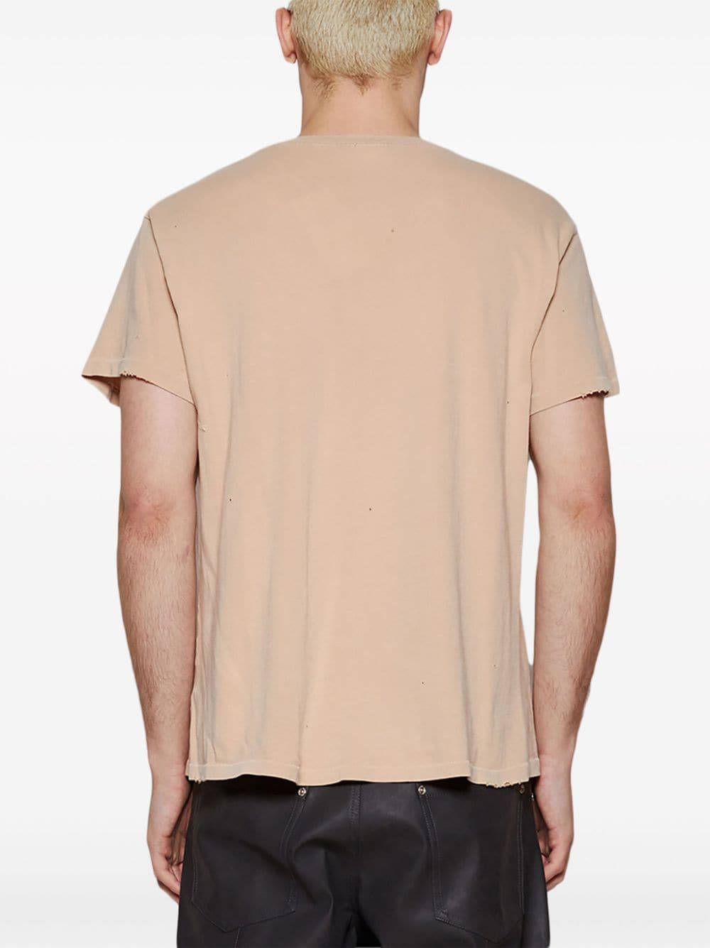 Shop Madeworn Peter Tosh Print Cotton T-shirt In Nude