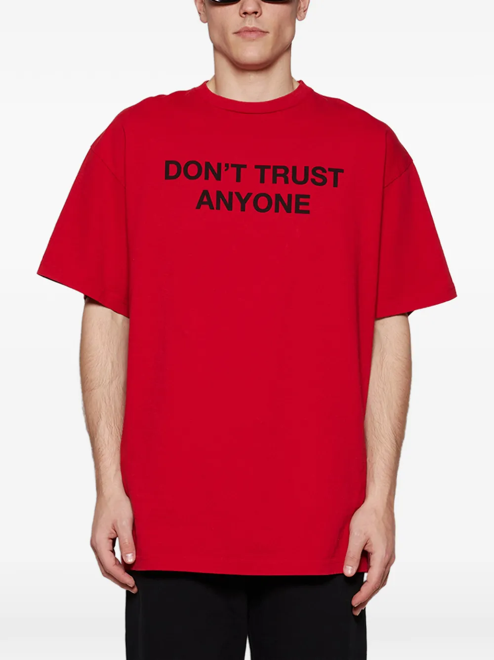  Local Authority Cotton T-shirt - Red 