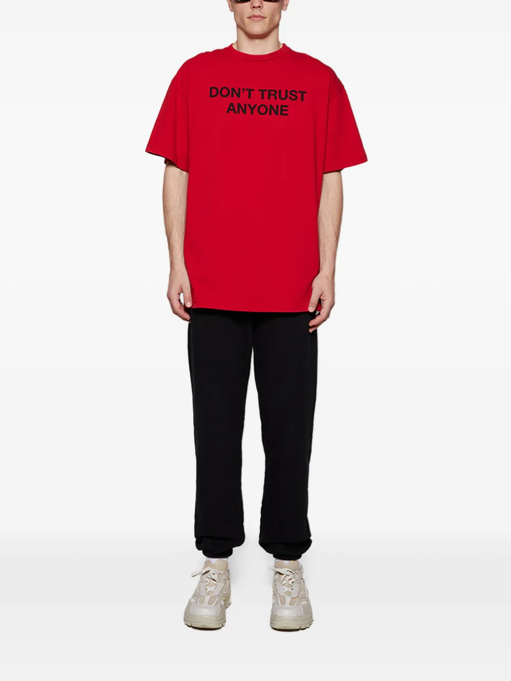 Local Authority cotton T-shirt - Rood