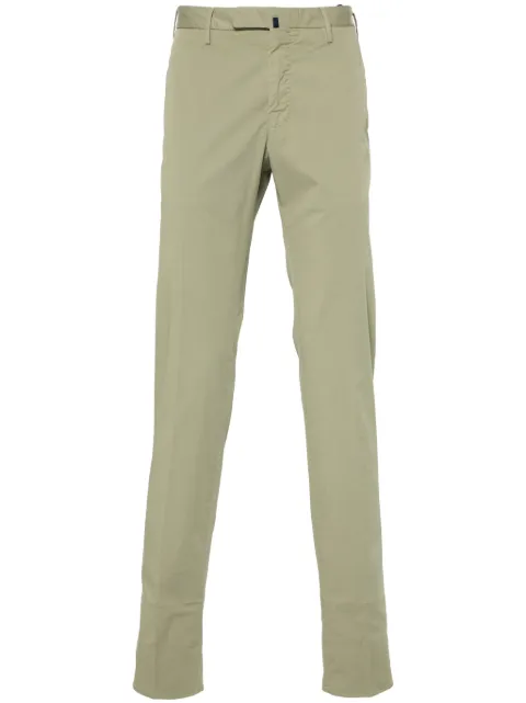 Incotex tapered-leg cotton trousers