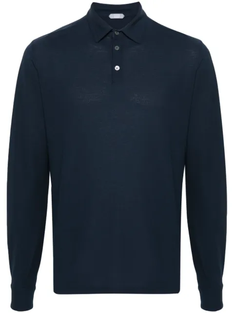 Zanone Camisa polo de algodão