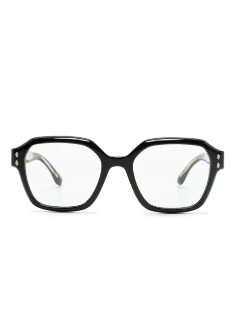 Isabel Marant Eyewear logo-engraved square-frame glasses