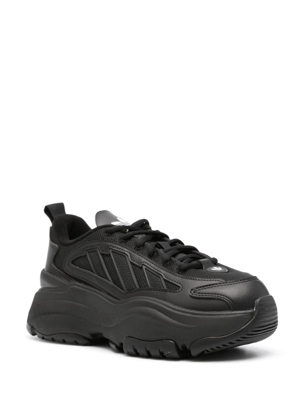 Shop Adidas Originals Ozgaia Chunky Sneakers In Black