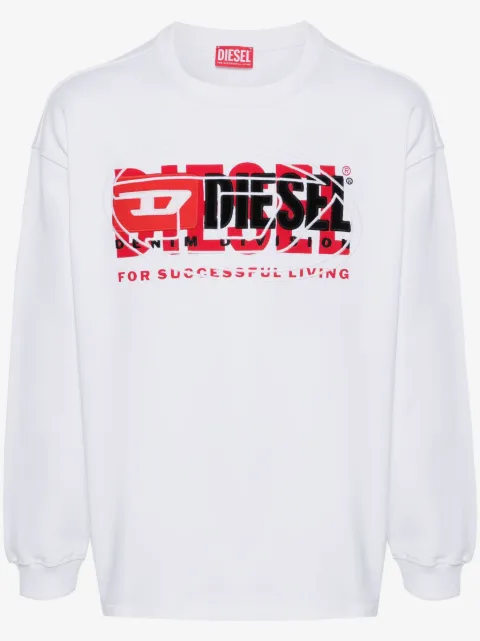 Diesel sudadera con logo estampado