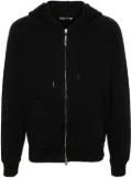 TOM FORD zip-up cotton hoodie - Black