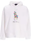 Polo Ralph Lauren Polo Pony-print jersey hoodie - White