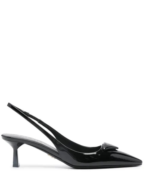 Prada 65mm patent leather pumps