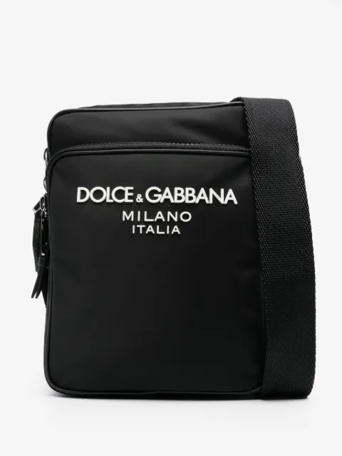 Dolce & Gabbana logo-lettering cross messenger bag