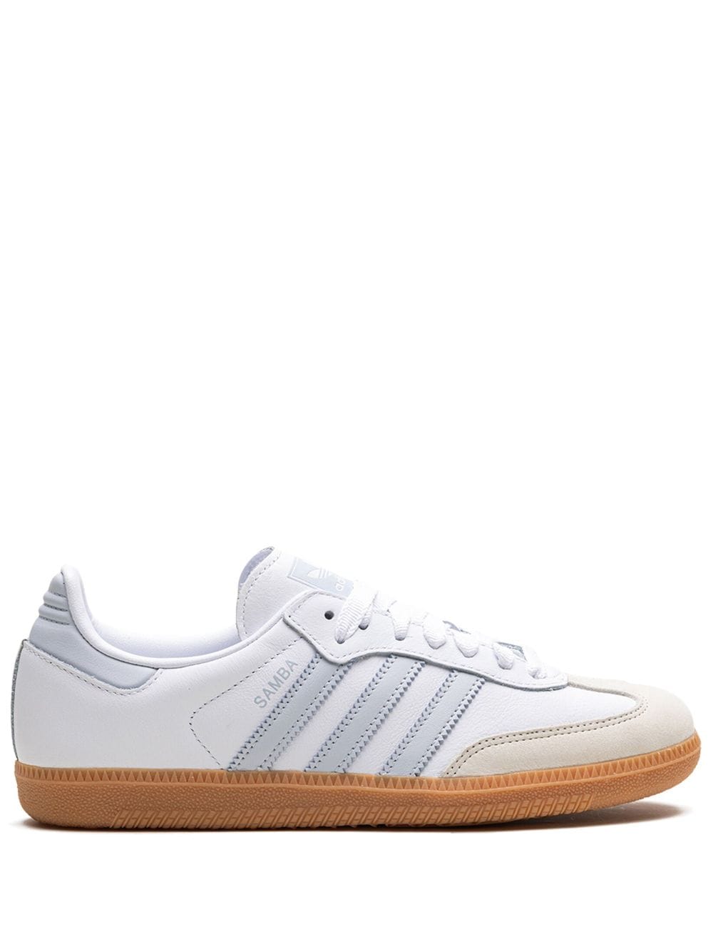 Shop Adidas Originals Samba Og "halo Blue" Sneakers In White