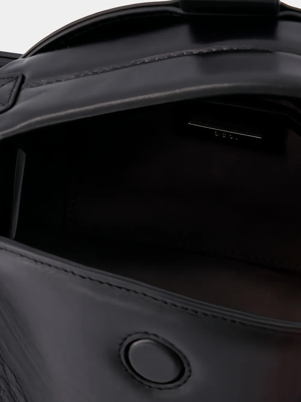 Osoi Leren shopper BLACK