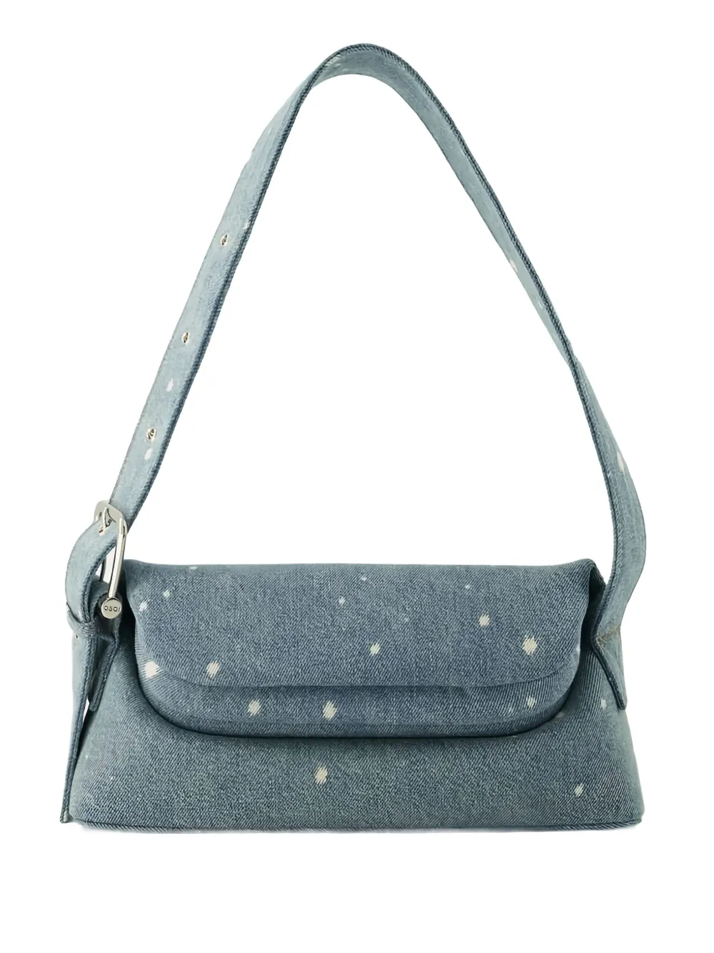 Osoi Folder Brot denim shoulder bag - Blu