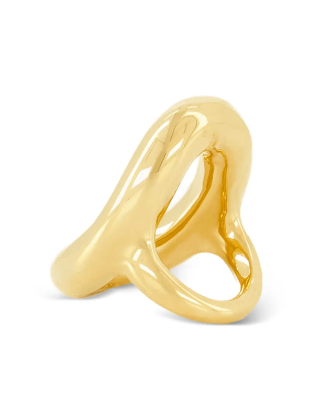 Rabanne oval-frame gold ring | Image 2