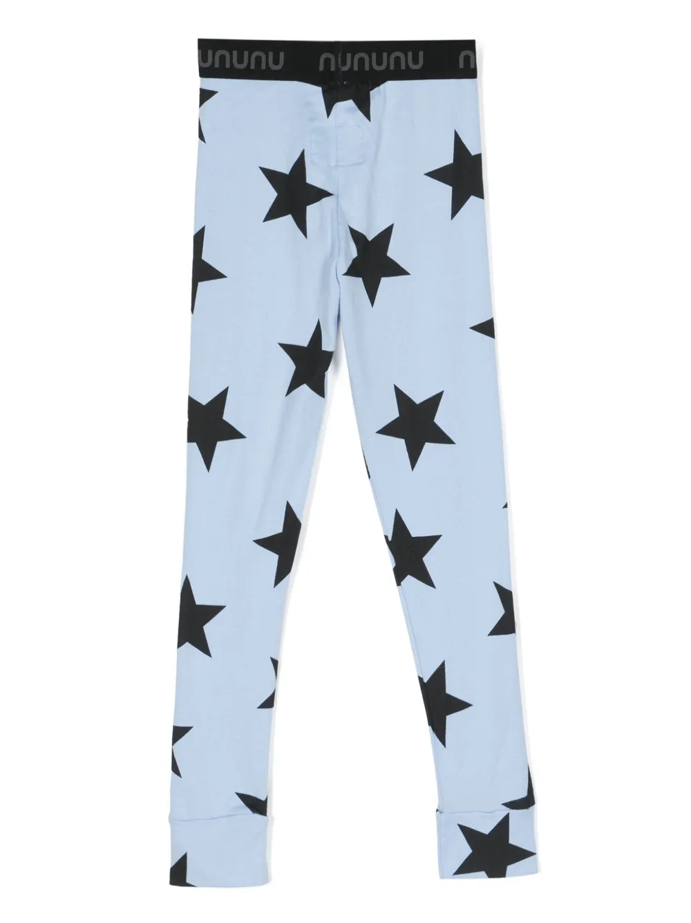 Nununu Katoenen legging met sterrenprint - Blauw