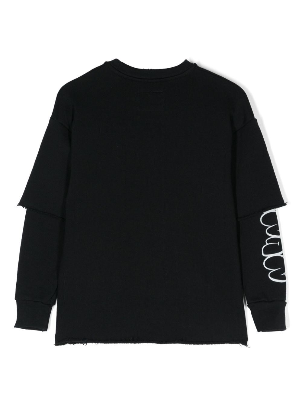 Nununu Sweater met doodskop - Zwart