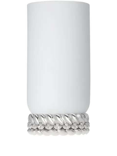 Christofle florero de porcelana grande de 30.5cm