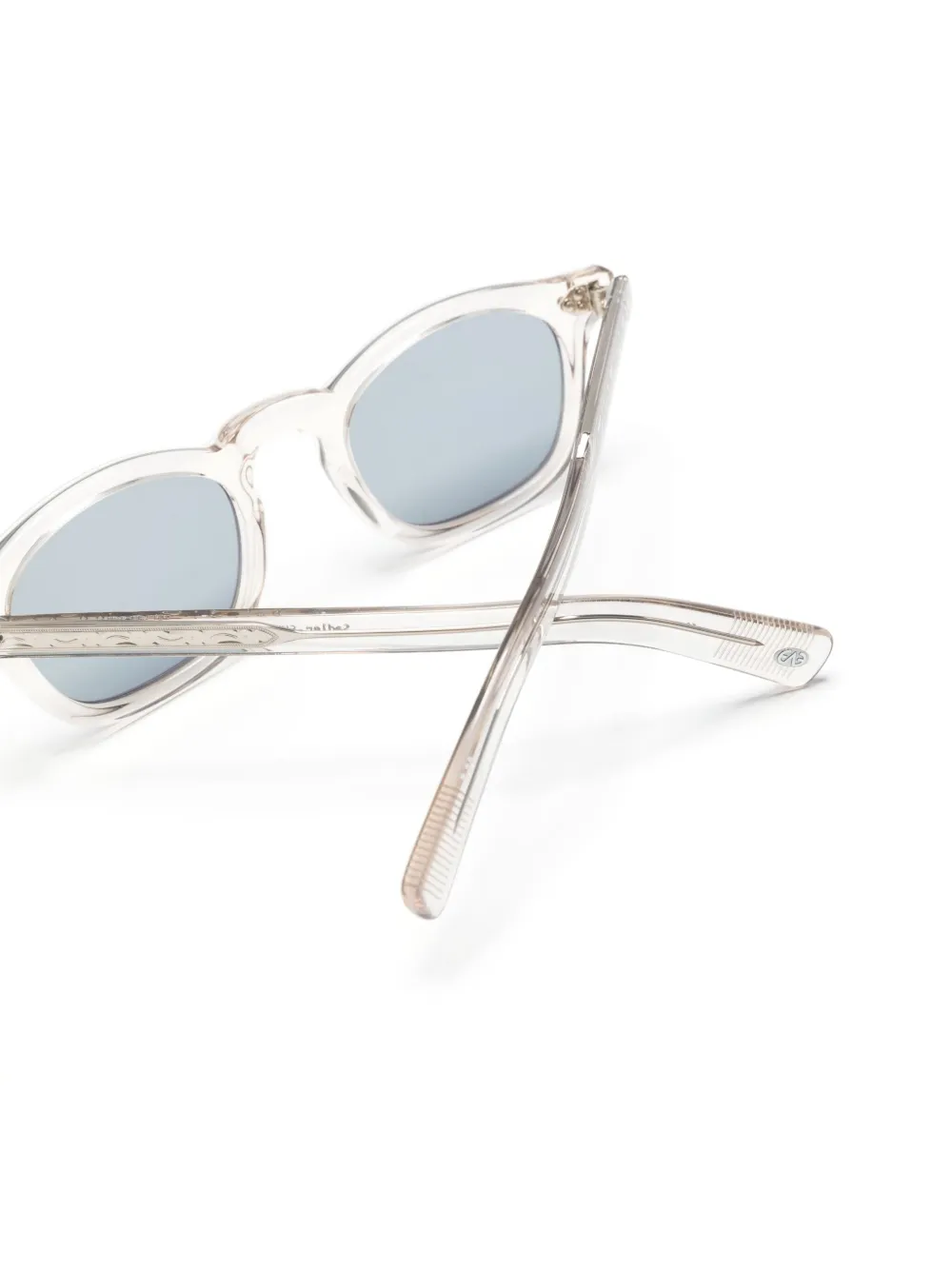 Eyevan7285 Sadler zonnebril met rond montuur Grijs