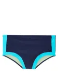 Amir Slama logo-plaque swim shorts - Blue